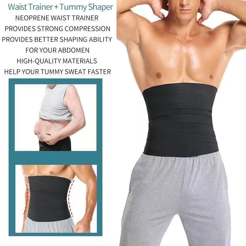 Wrapping and binding waist belt