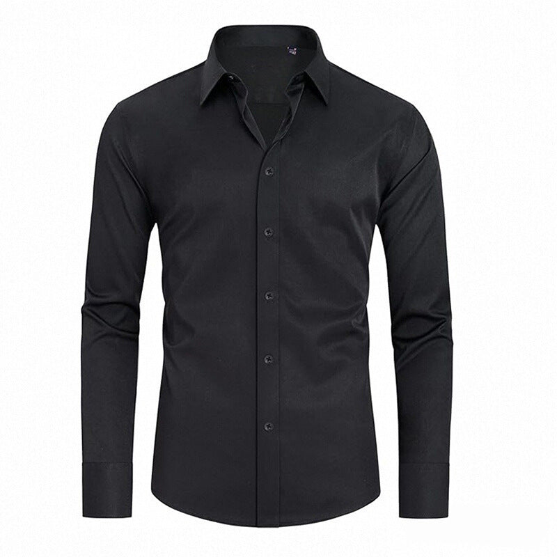 Wrinkle-Free Business-Casual White Shirt