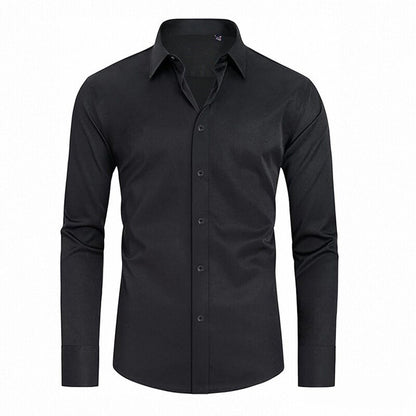 Wrinkle-Free Business-Casual White Shirt