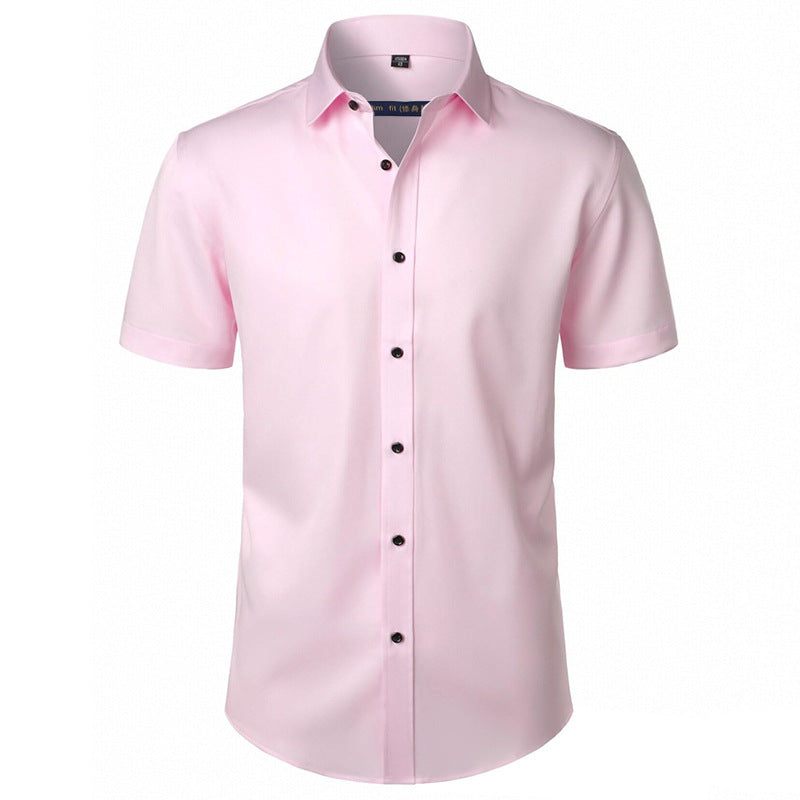 Wrinkle-Free Business-Casual White Shirt