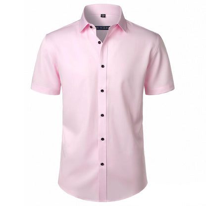 Wrinkle-Free Business-Casual White Shirt