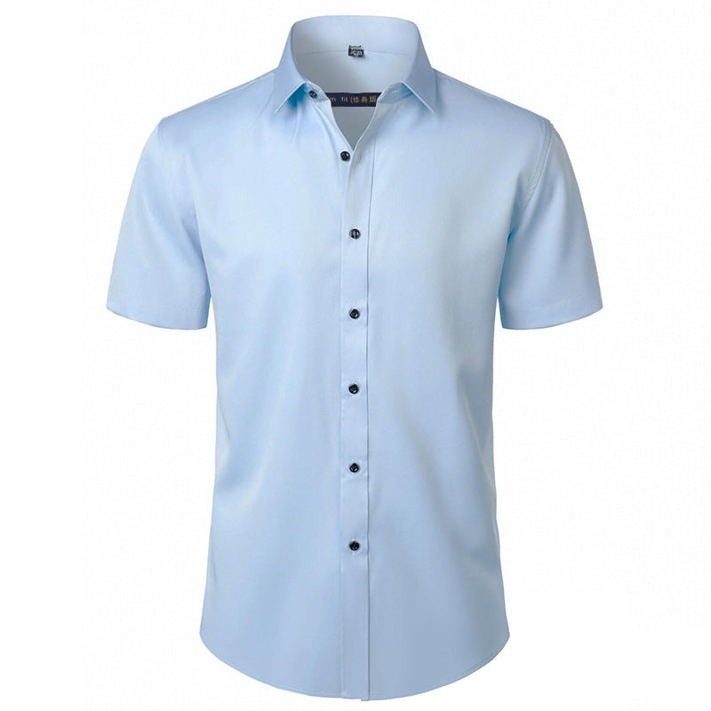 Wrinkle-Free Business-Casual White Shirt