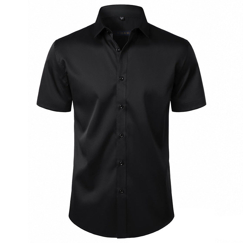 Wrinkle-Free Business-Casual White Shirt