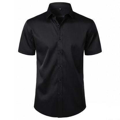 Wrinkle-Free Business-Casual White Shirt