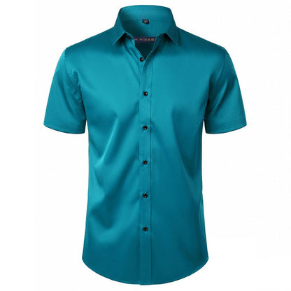Wrinkle-Free Business-Casual White Shirt