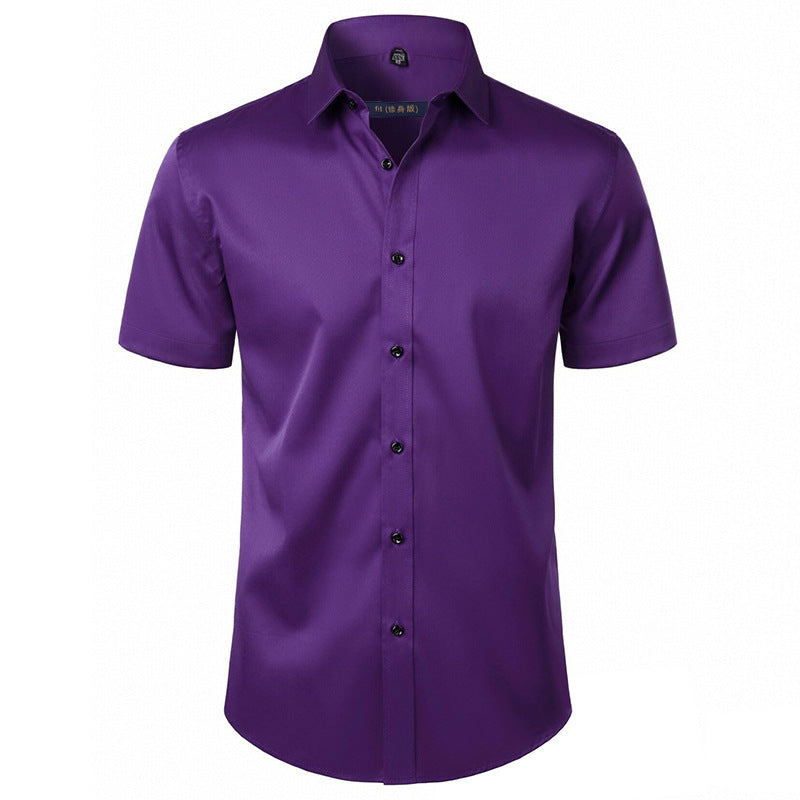 Wrinkle-Free Business-Casual White Shirt