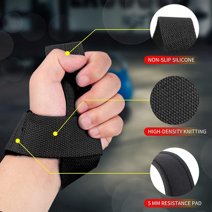 Wrist pad anti-slip silicone assist strap