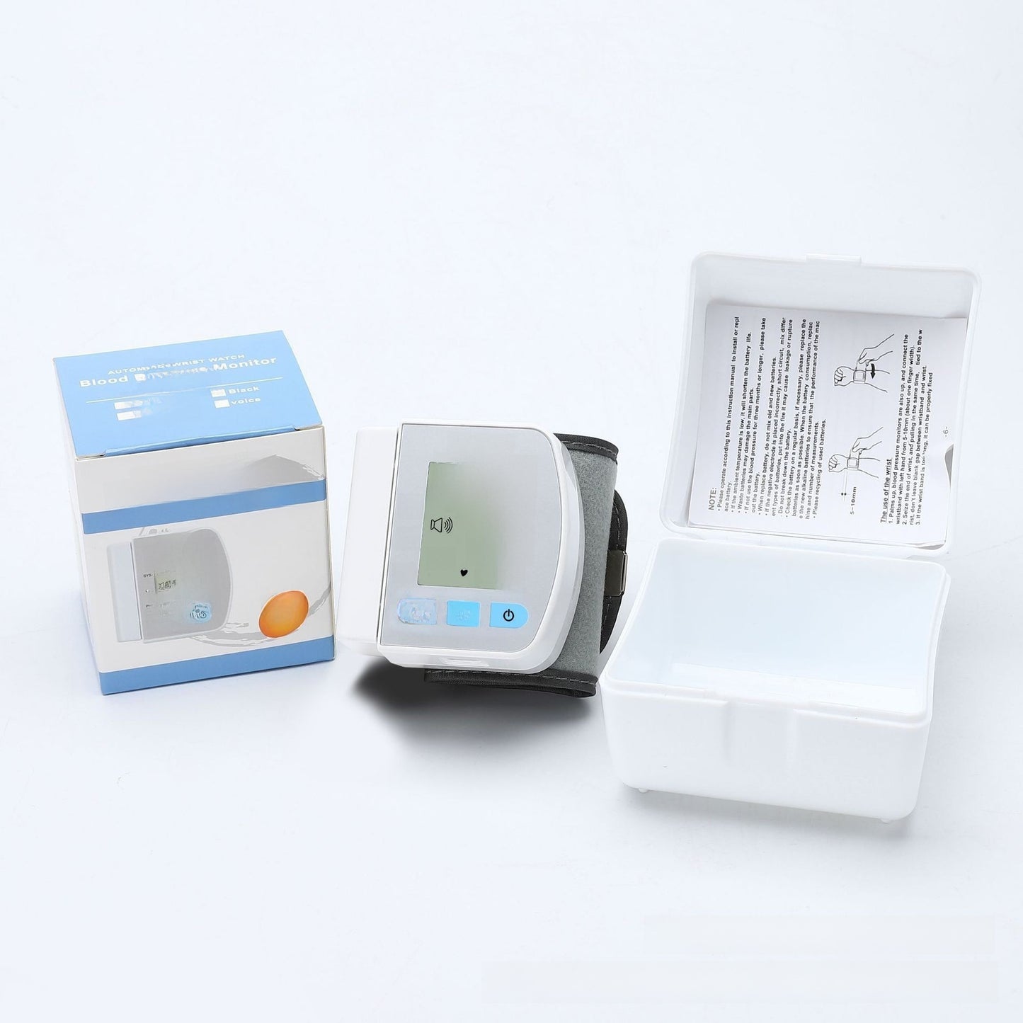 Wrist sphygmomanometer