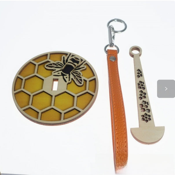 Wrist Yarn Holder Wooden Portable Yarn Ball Clip