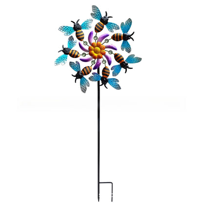 Wrought Iron Bee Windmill Insert