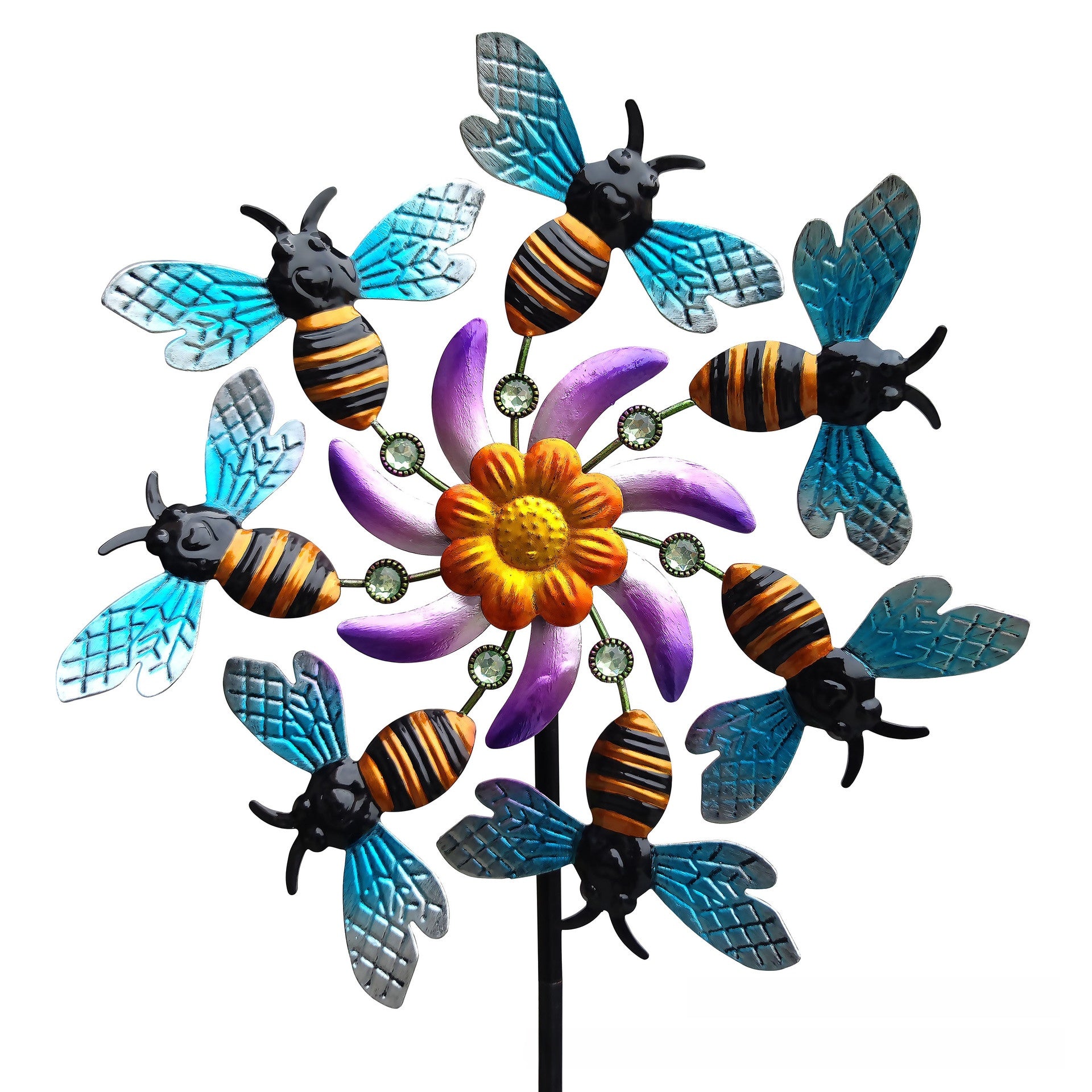 Wrought Iron Bee Windmill Insert