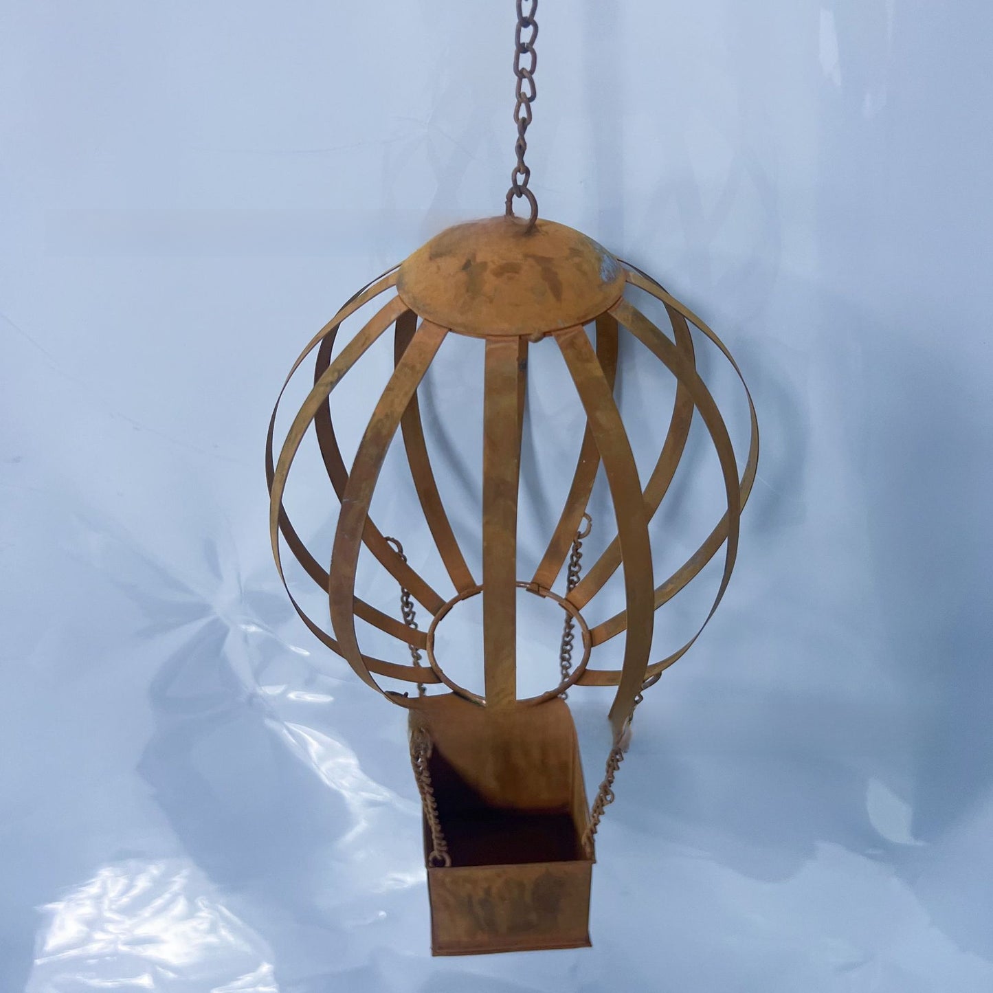 Wrought Iron Hot Air Balloon Flower Pot