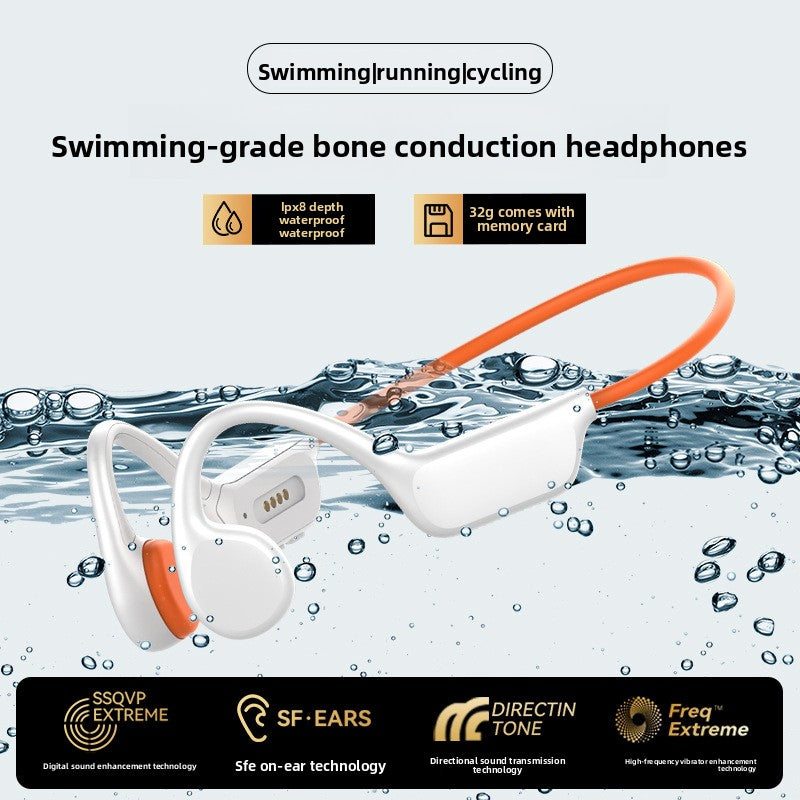 X7S Bone Conduction Bluetooth Headset with 32GB Memory