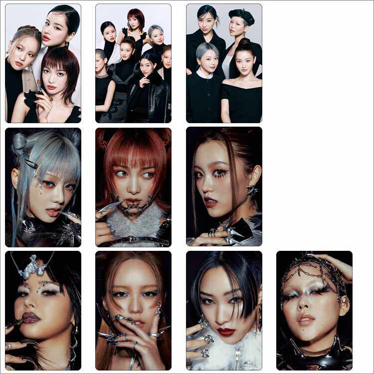 XG Concert Girl Group Card Stickers