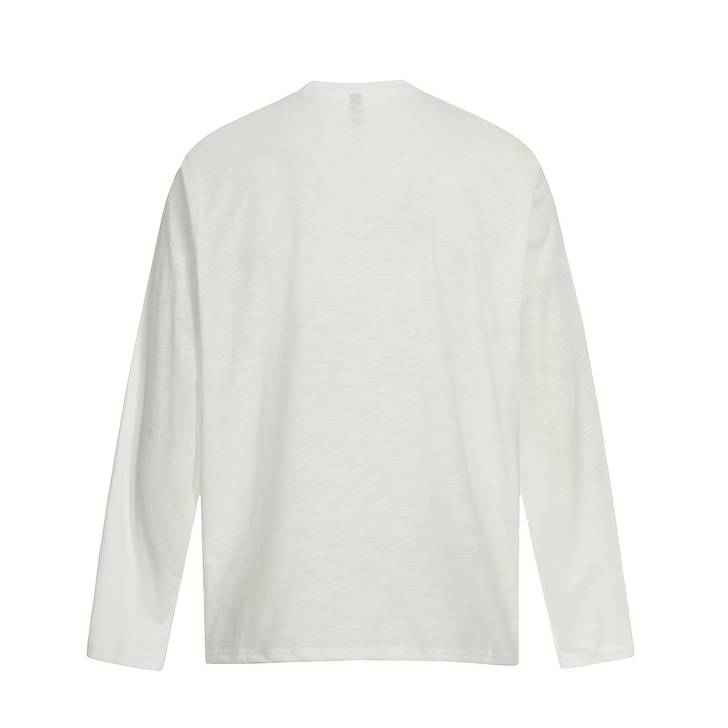Xmys American Retro Character Print Long-Sleeved T-Shirt for Men and Women, Spring and Autumn Loose Casual Versatile Round Neck Lazy Top