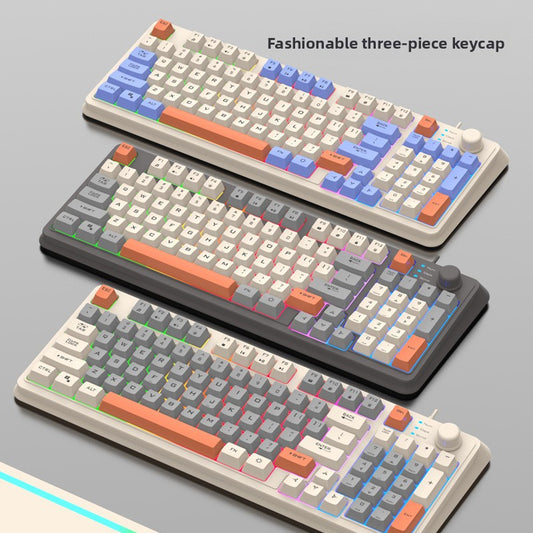 Xuan Silver Fox K82 Wired Gaming Keyboard with RGB Backlight