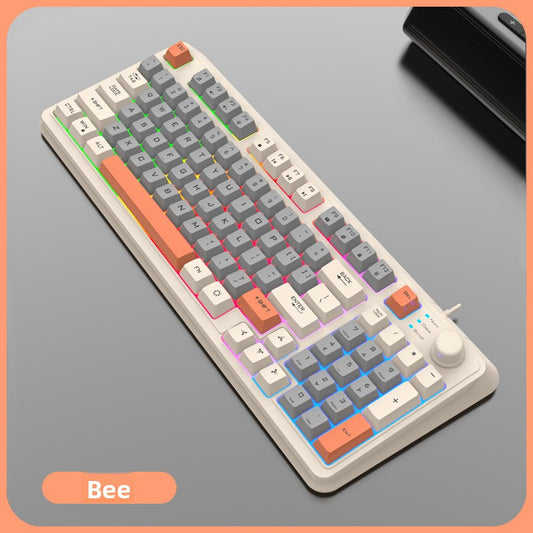 Xuan Silver Fox K82 Wired Gaming Keyboard with RGB Backlight