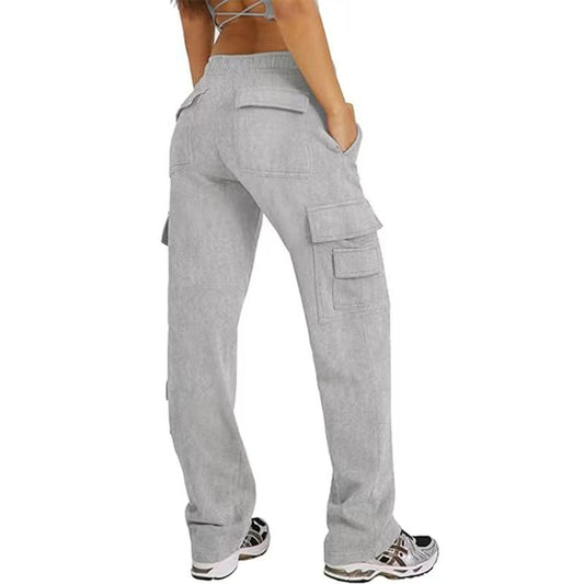 Y2K Cargo Pants Loose Fit Multiple Pockets