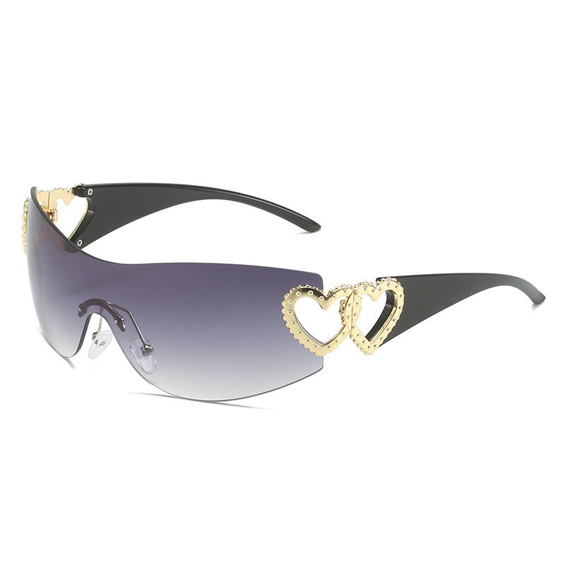 Y2K Heart Shape Sunglasses