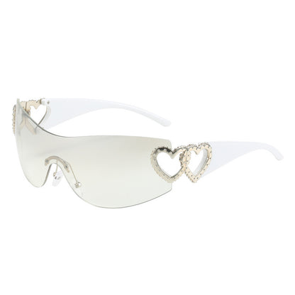 Y2K Heart Shape Sunglasses