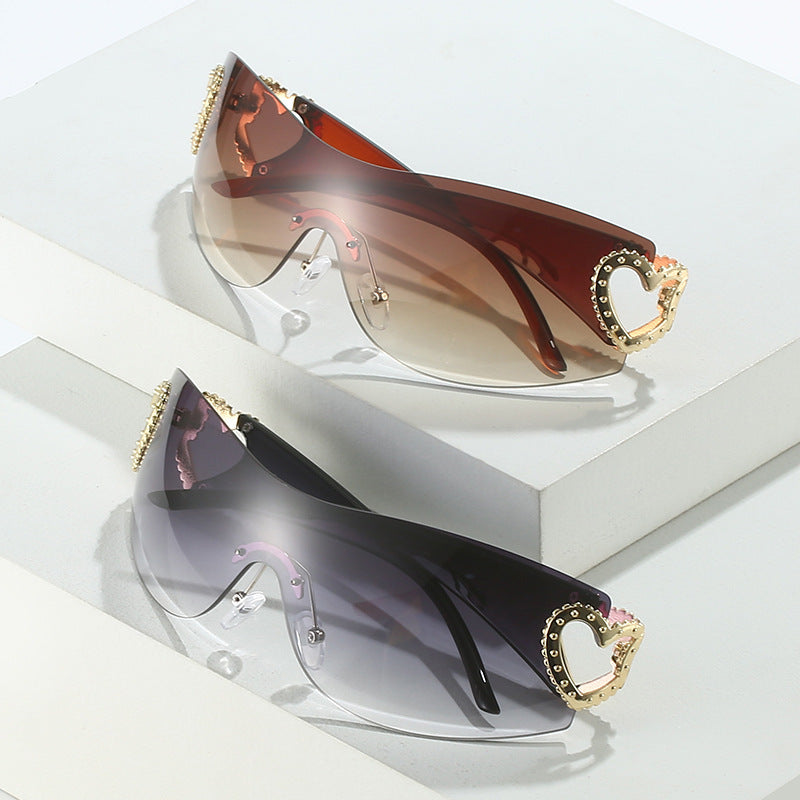 Y2K Heart Shape Sunglasses