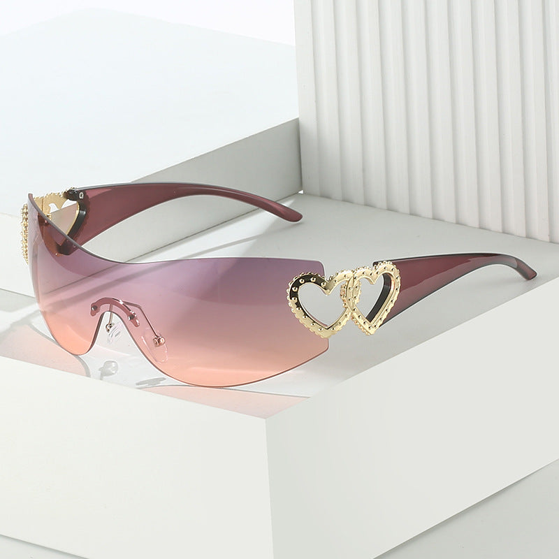 Y2K Heart Shape Sunglasses
