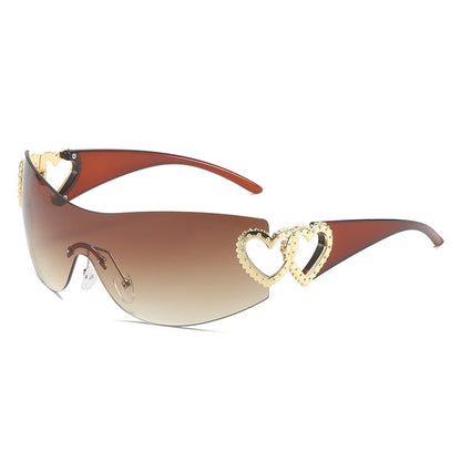 Y2K Heart Shape Sunglasses