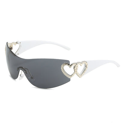 Y2K Heart Shape Sunglasses