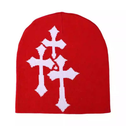 Y2K Knitted Jacquard Hat