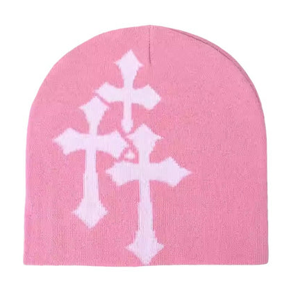 Y2K Knitted Jacquard Hat
