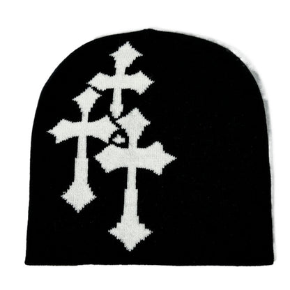 Y2K Knitted Jacquard Hat