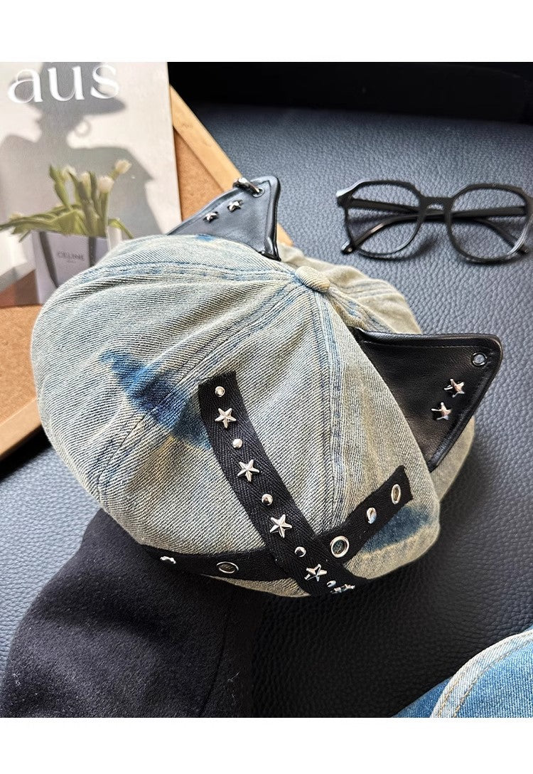 Y2K Retro Denim Baseball Cap