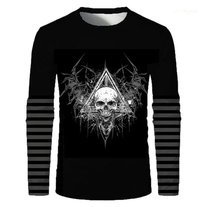 Y2K Subculture Rock Style Men's Long Sleeve T-shirt