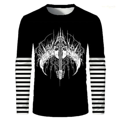 Y2K Subculture Rock Style Men's Long Sleeve T-shirt