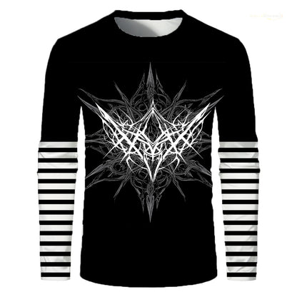 Y2K Subculture Rock Style Men's Long Sleeve T-shirt