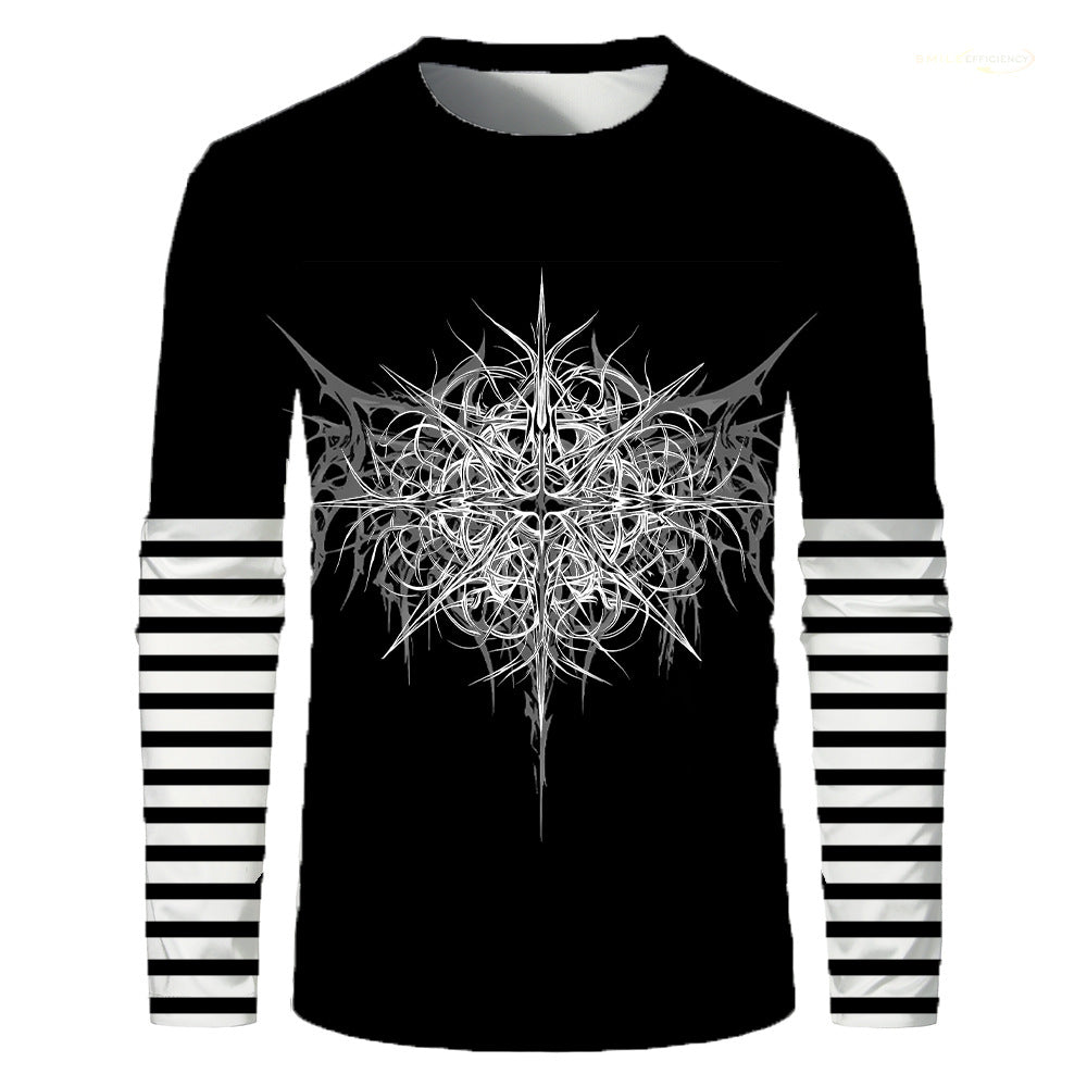 Y2K Subculture Rock Style Men's Long Sleeve T-shirt