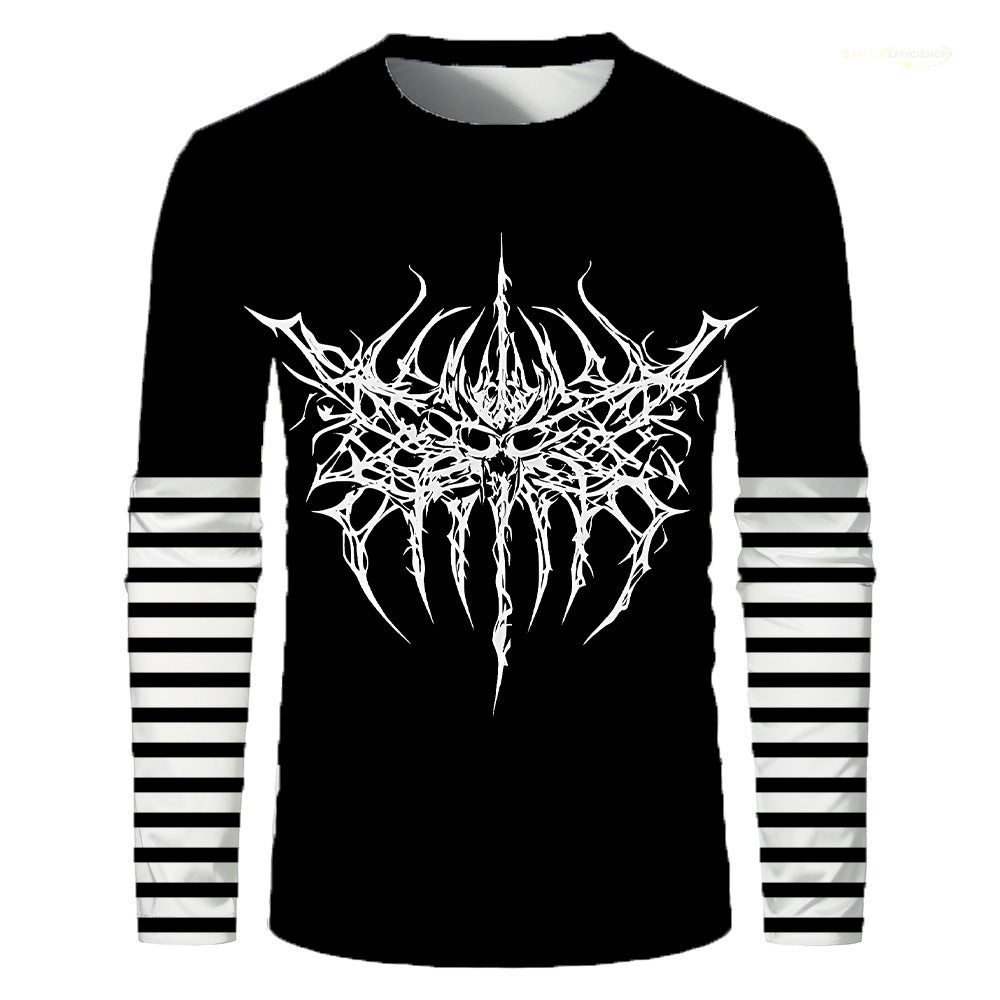 Y2K Subculture Rock Style Men's Long Sleeve T-shirt