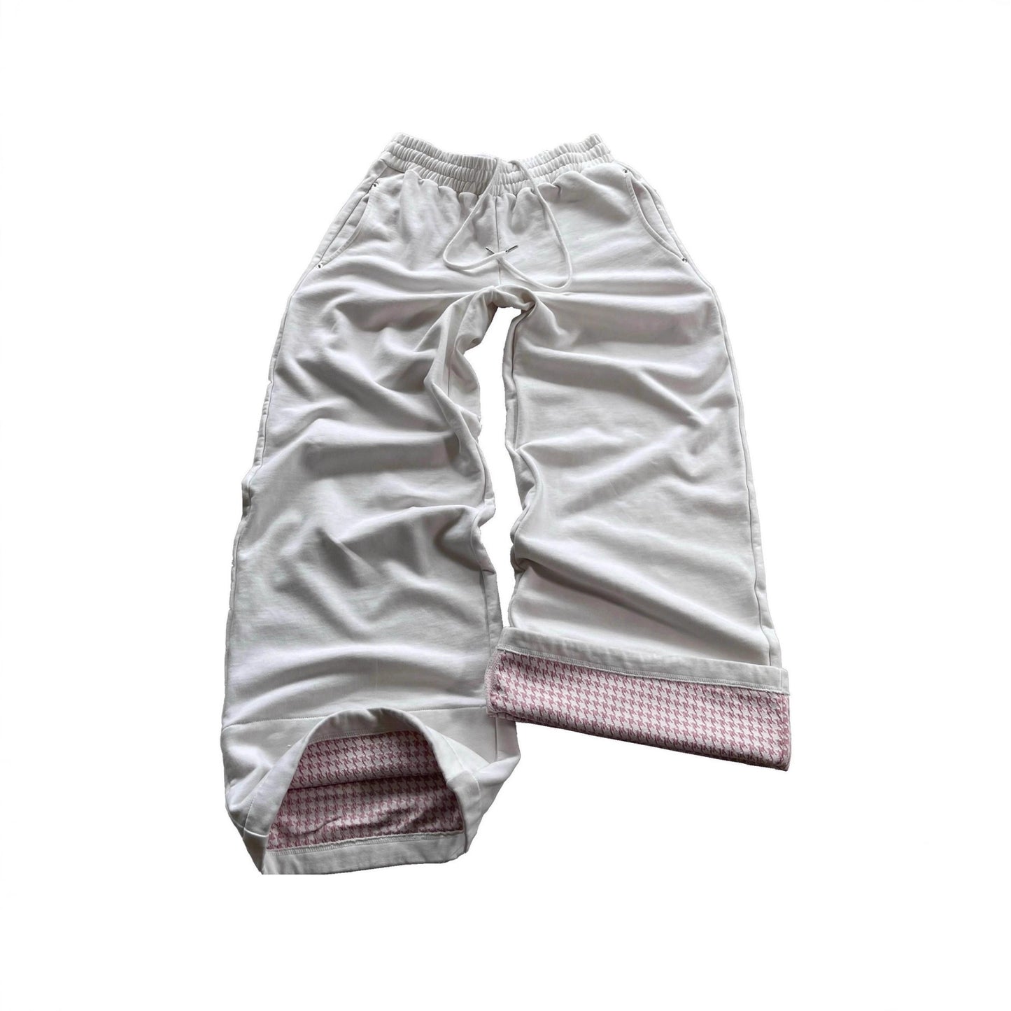 Y2K Wide-Leg Patchwork Pants