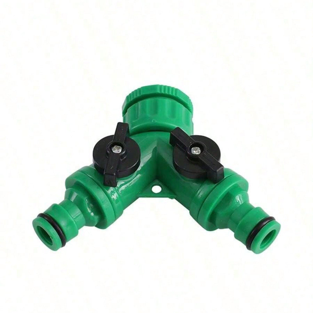 Y-Shaped Washing Machine Faucet Connector with Dual-Way Valve