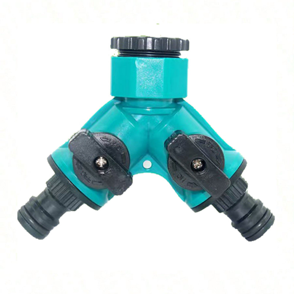 Y-Shaped Washing Machine Faucet Connector with Dual-Way Valve