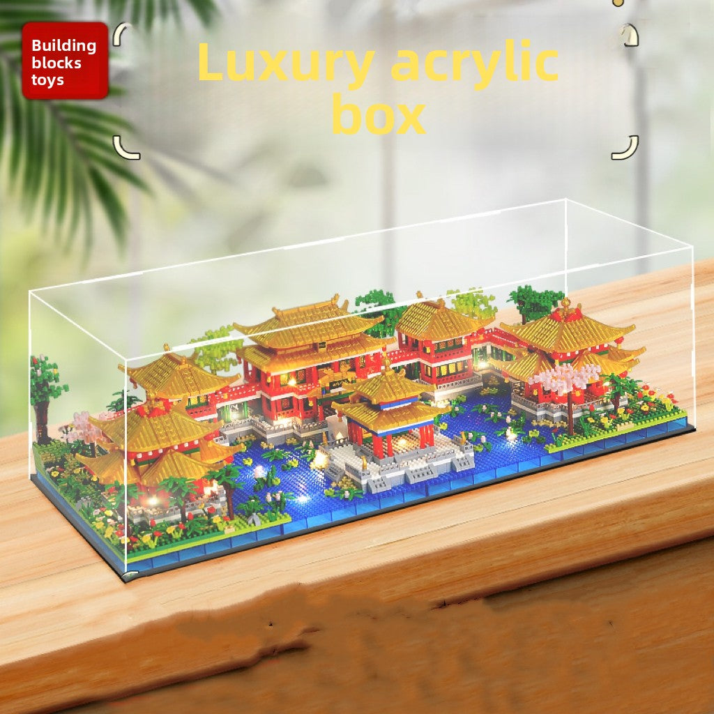Yellow Crane Tower Architecture Building Blocks Set