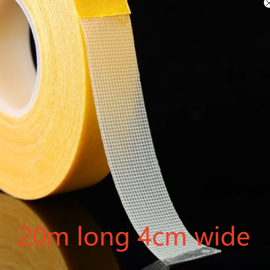 Yellow paper duct tape