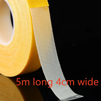 Yellow paper duct tape