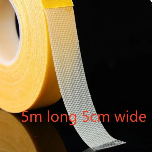 Yellow paper duct tape