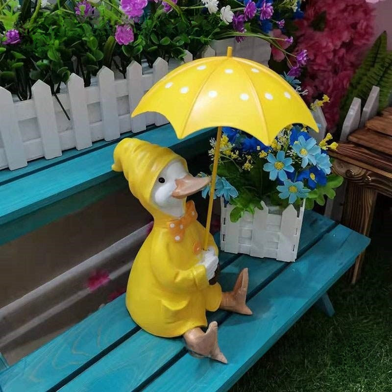 Yellow Rain Coat Ducks