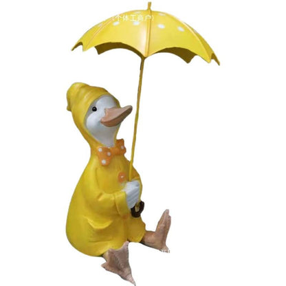 Yellow Rain Coat Ducks