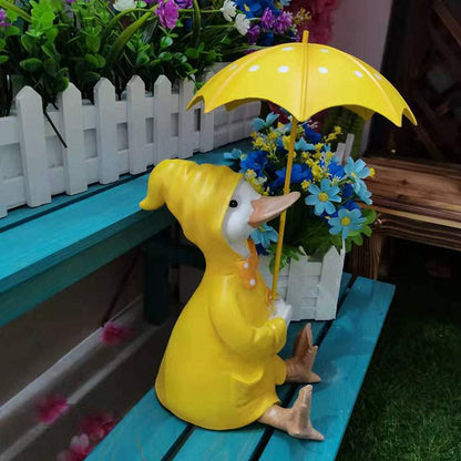Yellow Rain Coat Ducks