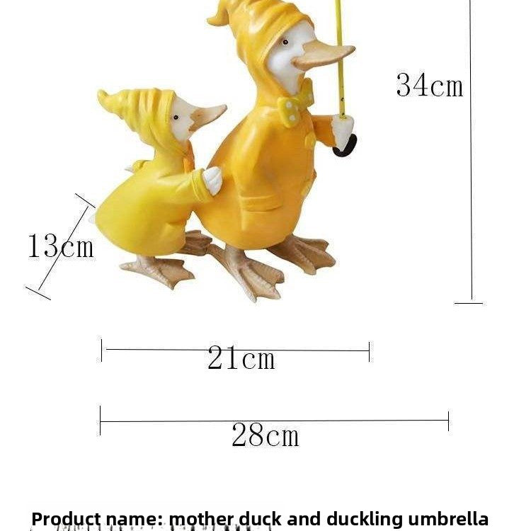 Yellow Rain Coat Ducks