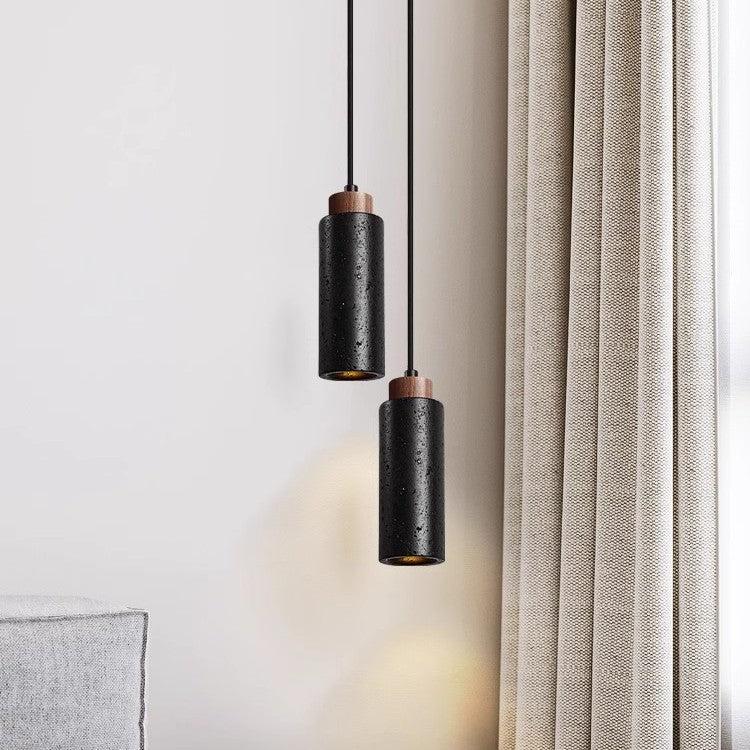 Yellow Travertine Bedside Chandelier