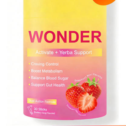 Yerba Mate Strawberry Nutritional Drink Sticks